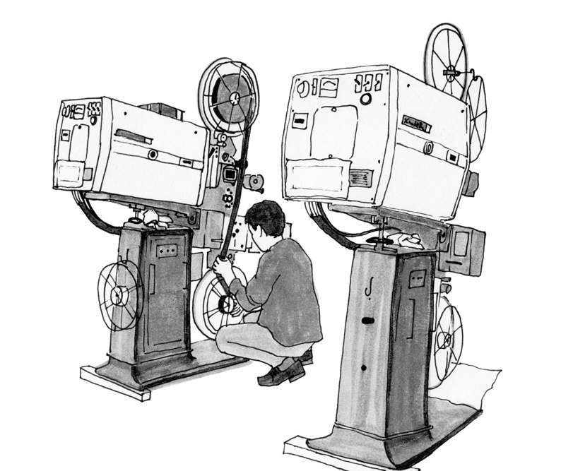 映写機
