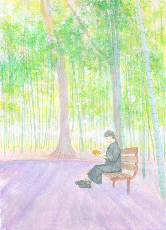 公園にて